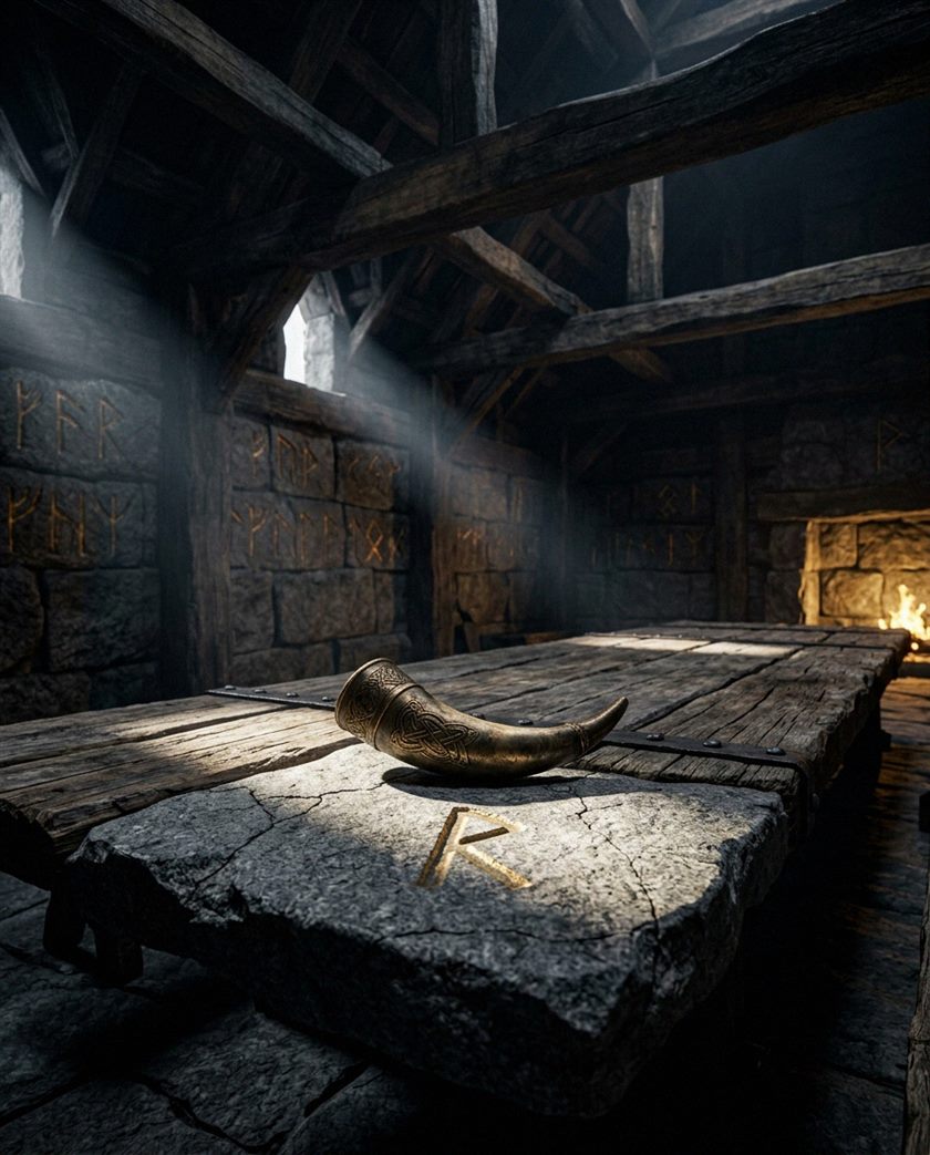 Casino gaming table with dealer and chips